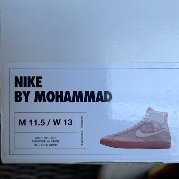 Nike Blazer Hi ID CUSTOM ‘BY MOHAMMAD’ MENS - Picture 16 of 16
